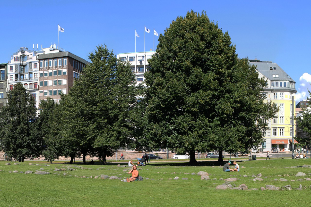 Осло. Парк Контрэскарет (Kontraskjæret) Осло. Парк Контрэскарет (Kontraskjæret), panorama